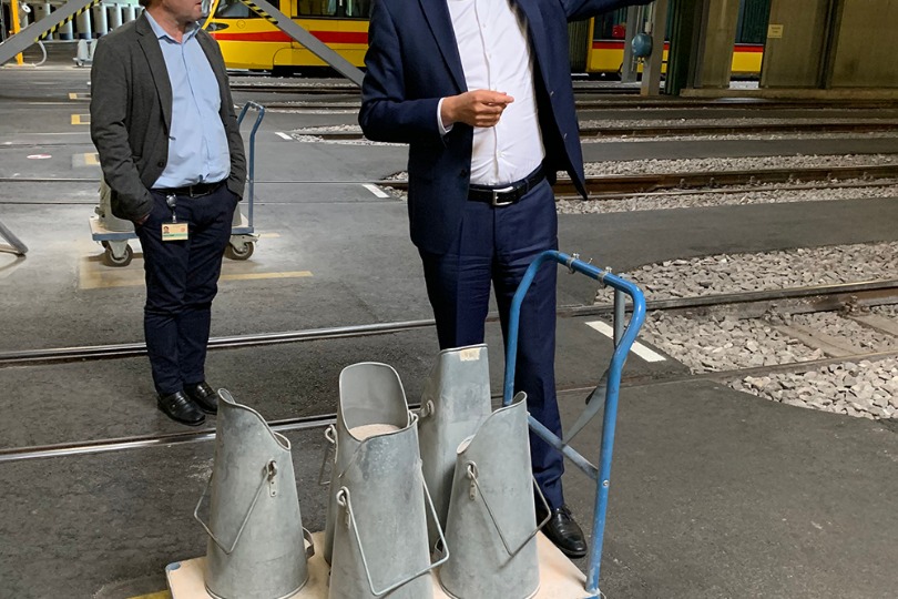 Die Betriebsführung durch das BLT Hauptquartier