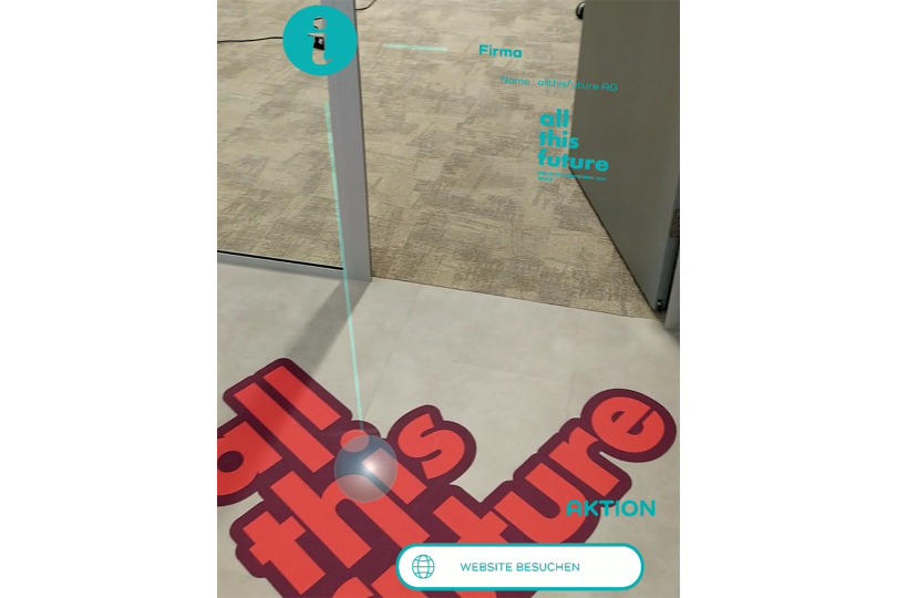 Sehen Sie sich auf augmentit.ch das Video an und erleben Sie, wie Spatial Anchors funktionieren