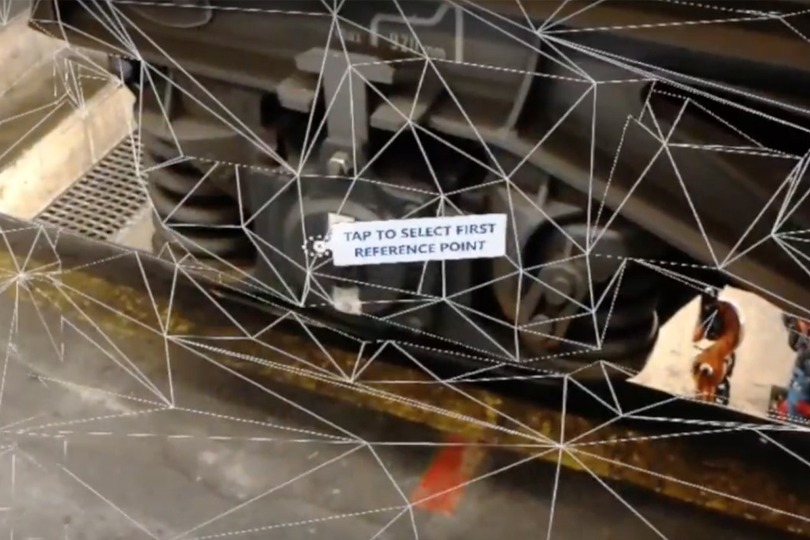 Wartung von Zügen mit Augmented Reality