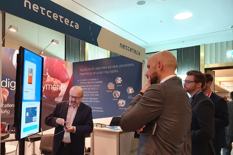 Demo unserer Zahlungslösungen am Stand