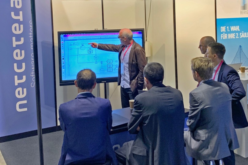 Volles Haus bei der Demonstration der neuen Lösung